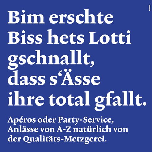 Sprüchli Plakat